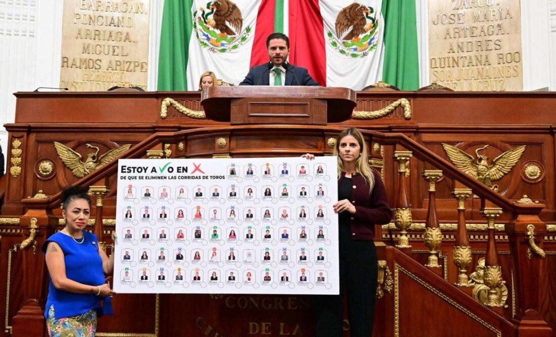 Presentan otra iniciativa para prohibir la tauromaquia en CDMX; buscan alternativas económicas para los afectados. Foto: Omar Díaz