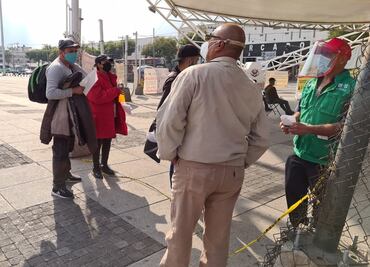 Hacen fila en la GAM desde la madrugada para realizarse prueba Covid en macrokiosko