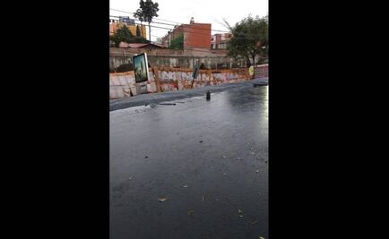 Lluvias provocaron hundimiento en Tlalpan; no hay heridos