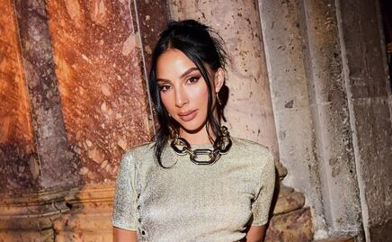 María Chacón brilla en ceñido vestido negro con tachuelas