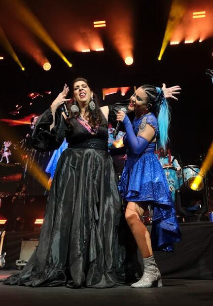 Regina Orozco, una de las invitadas al concierto de Los de Abajo.
Fotos: Ocesa / Liliana Estrada.