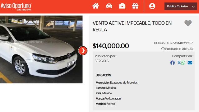 Volkswagen Vento 2014