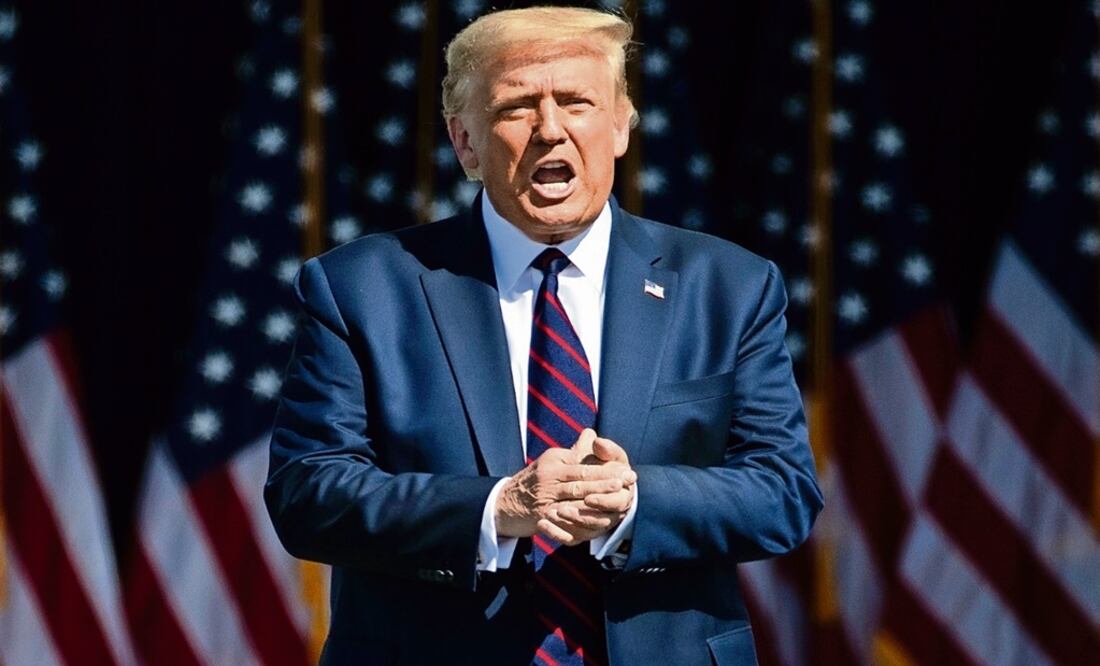 U.S. President Donald Trump arrives to speak to a crowd of supporters - Photo: The Times-Tribune via AP