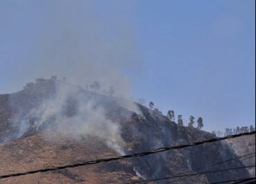 FOTOS: Incendio arrasó pastizales cerca del parque Lago de Texcoco; afectó la autopista Peñón-Texcoco