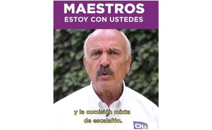 Ofrece “Chacho” Barraza defender derechos de maestros