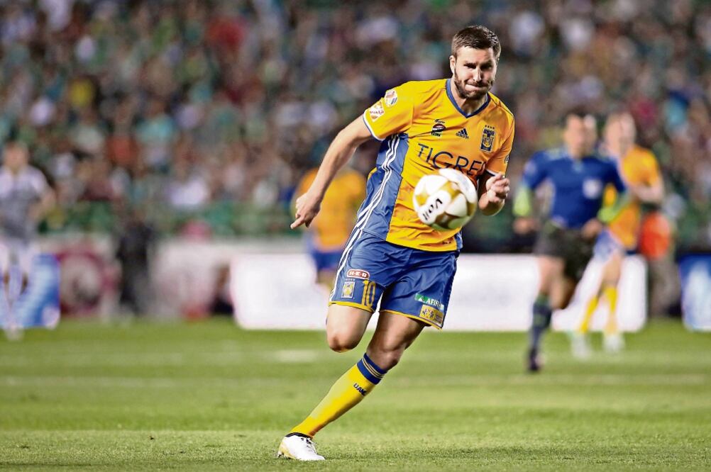 André-Pierre recurrió a la hipnosis y le ha dado resultado para ayudar a Tigres en la Liguilla (FOTO: JOSÉ LUIS MACÍAS. IMAGO7)