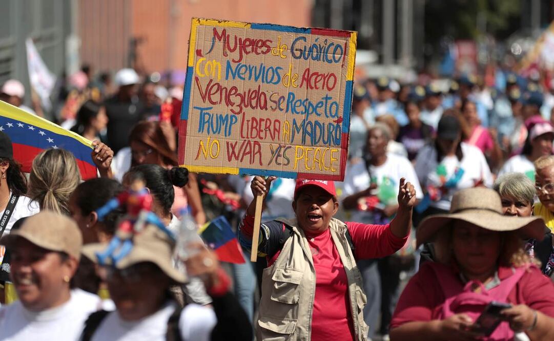 Dirigentes oficialistas aseguran que el pueblo espera el retorno de la pareja presidencial y denuncian a Washington por la operación militar en Caracas. (06/01/26) Foto: EFE