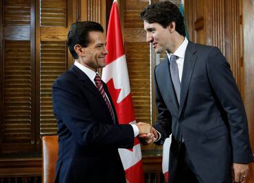 Peña y Trudeau dialogan sobre Libre Comercio de Ámerica