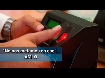 AMLO ordena a Segob no insistir al INE con datos biométricos