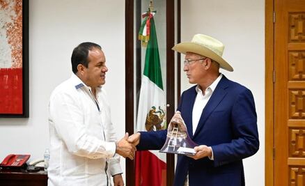 Se reúne Ken Salazar con Cuauhtémoc Blanco; hablan de seguridad pública