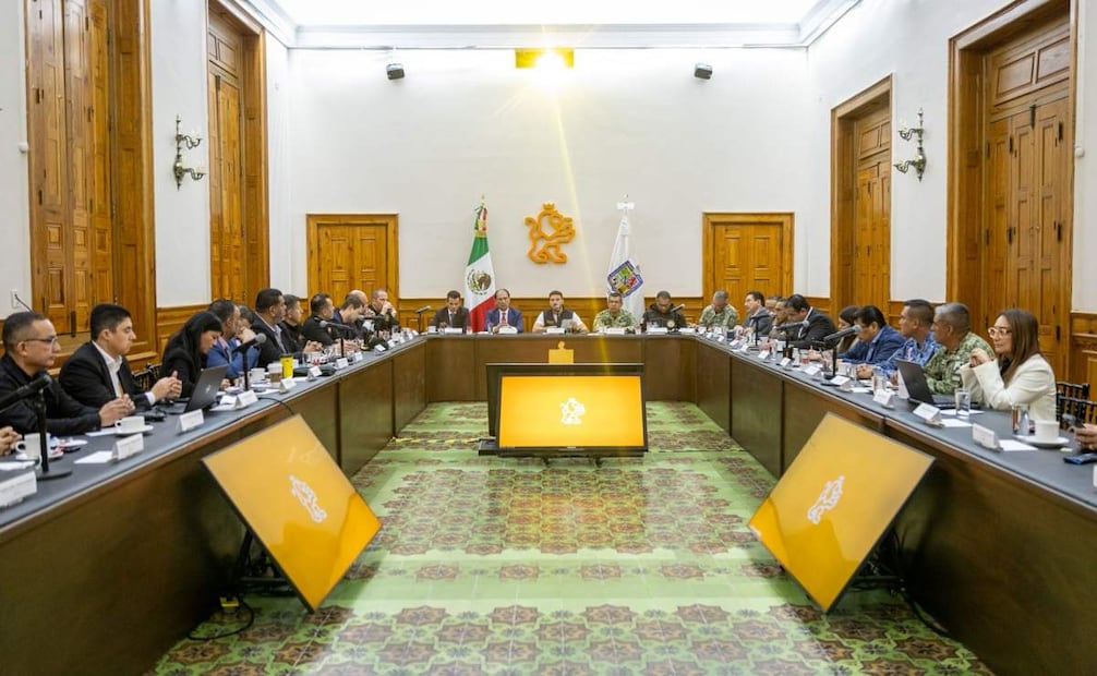 El gobernador detalló que se incrementarán los patrullajes y la supervisión estratégica, lo que contribuirá a mantener la tendencia a la baja en los delitos(11/02/2026). Foto: Especial