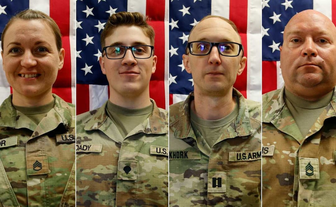 Los soldados pertenecían al Comando de Sostenimiento y murieron tras el impacto contra un centro de operaciones táctico. (03/03/26) Foto: AFP