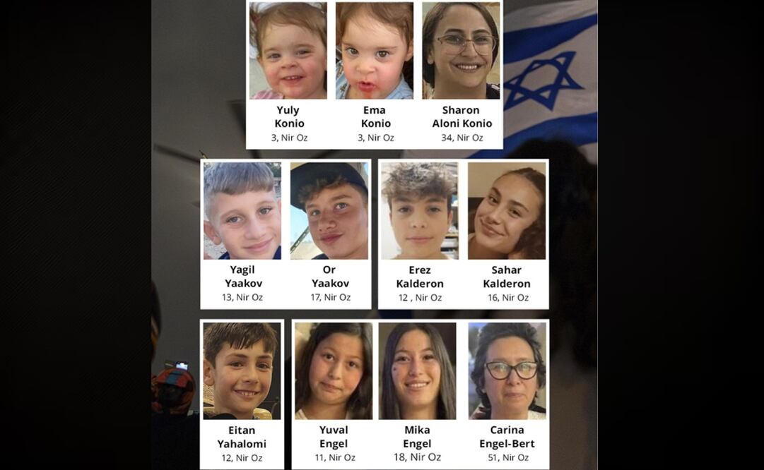 Estos son los 11 rehenes que Hamas entregó este martes 27 de noviembre a la Cruz Roja. FOTO: HAARETZ