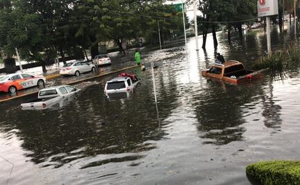 Fuerte lluvia deja inundaciones en zona metropolitana de Guadalajara