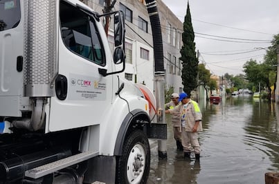 Lluvia vuelve afectar colonias de la Venustiano Carranza