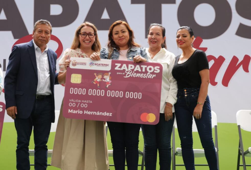 Ecatepec arranca programa "Zapatos para el Bienestar". (Foto: especial)