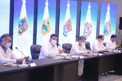 Gobernadores realizan Reunión Interestatal Covid-19 en Tamaulipas