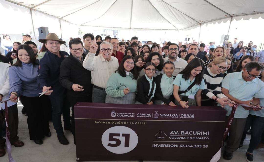 "Sinaloa está creciendo y apoya la educación": Rocha Moya; anuncia la construcción de nuevas escuelas. Foto: Especial