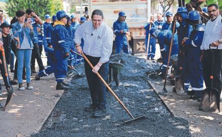 BJ se compromete a tapar 10 mil baches en tres meses