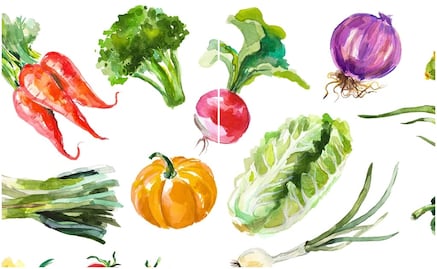 Verduras y frutas de abril