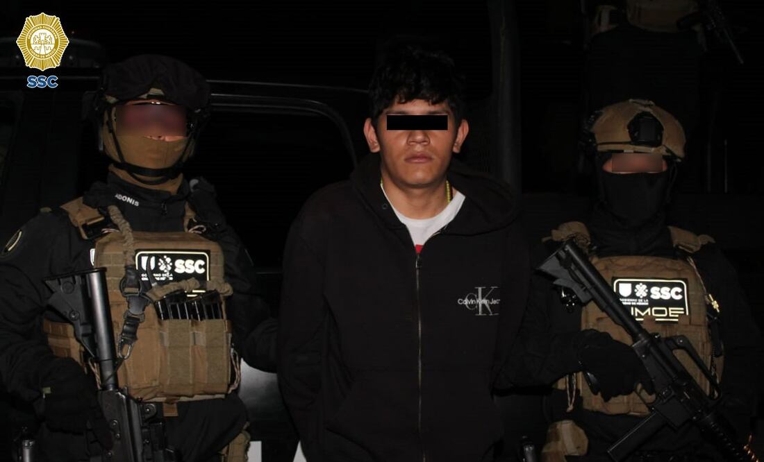 Presunto autor material del asesinato de un ciudadno indio en Viaducto Foto: Especial