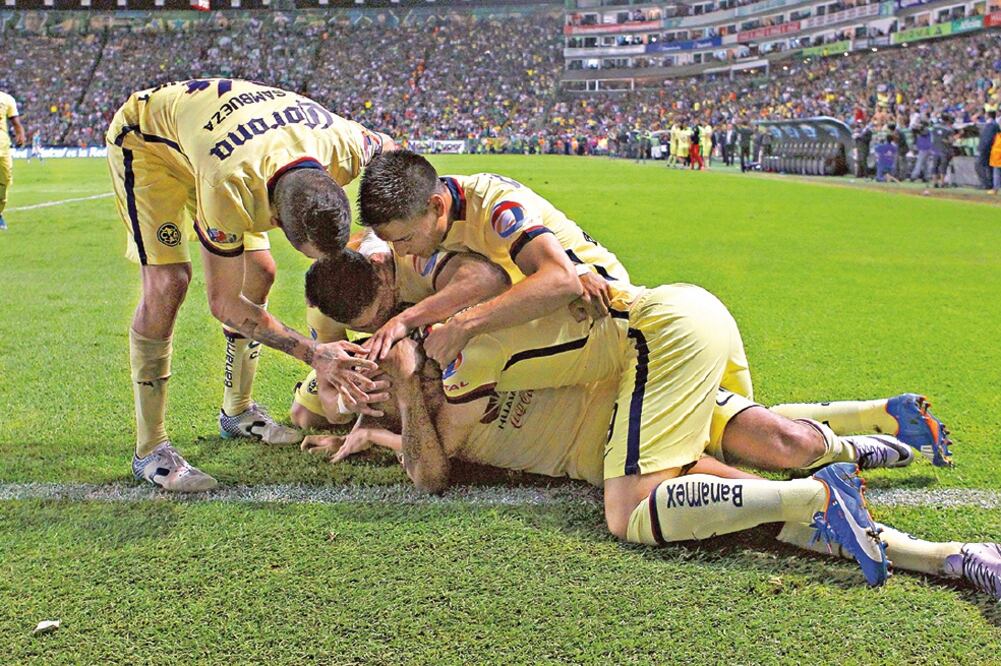 Darío Benedetto entró de cambio en el partido de vuelta contra el Léon y amplió el marcador global (JORGE BARAJAS. IMAGO7)