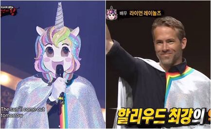 Ryan Reynolds se disfraza de unicornio y canta en show coreano
