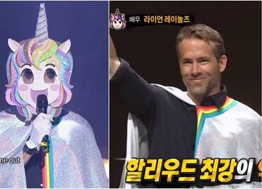 Ryan Reynolds se disfraza de unicornio y canta en show coreano