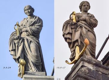 El rostro de La Esperanza, escultura de Tolsá en la Catedral, una reconstrucción objetada