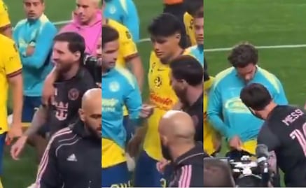 Jugadores de América consiguieron el autógrafo de Messi; tras la derrota en Las Vegas
