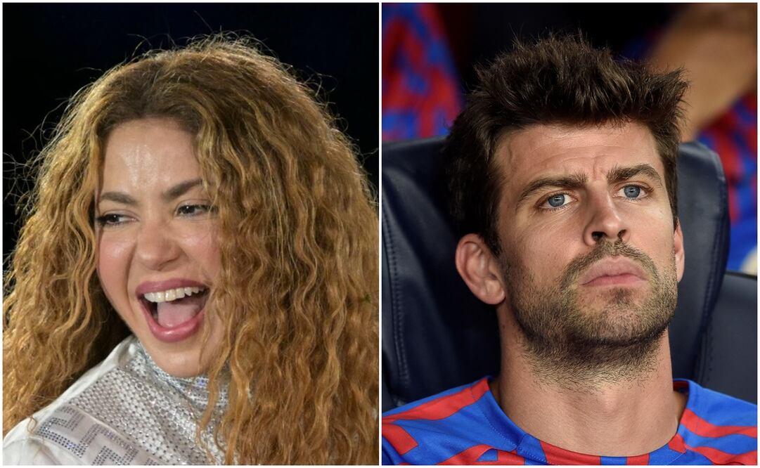 Shakira y Gerard Piqué informaron su truene como pareja en junio de 2022 tras más de una década juntos y dos hijos en común. Foto: AFP/AP.