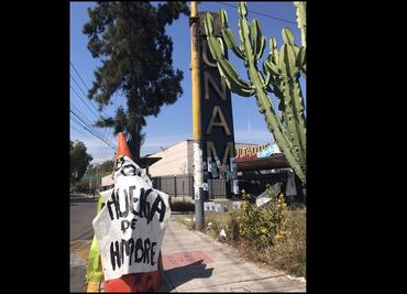Estudiante de la FES Acatlán inicia huelga de hambre