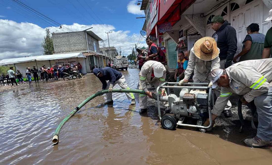Atienden afectaciones por lluvias en Tláhuac / Foto: Especial