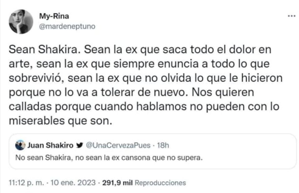 Filtran supuesta estrofa de nueva canción de Shakira contra Piqué; él responde y se le van encima