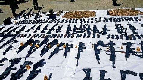 Inundan a México con armamento de EU