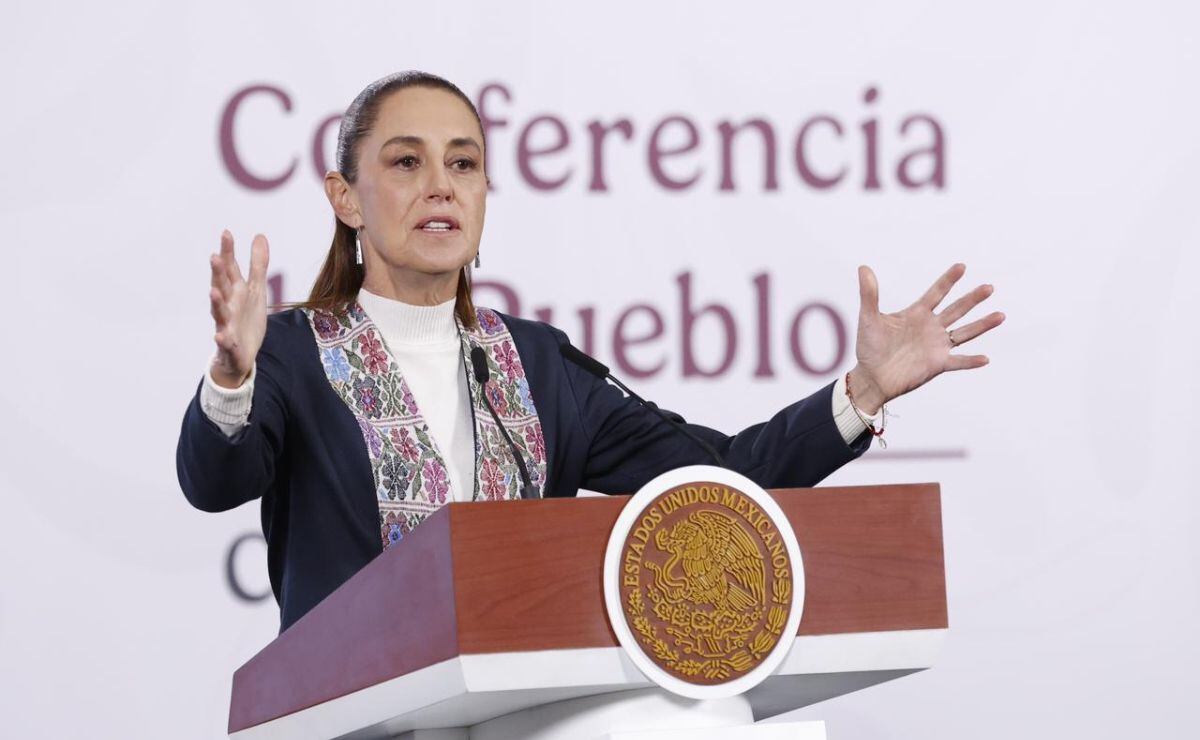 Conferencia matutina de la Presidenta Claudia Sheinbaum, en donde se presenta la Reforma Electoral. 25 de febrero de 2026. FOTO: DIEGO SIMÓN SÁNCHEZ | EL UNIVERSAL