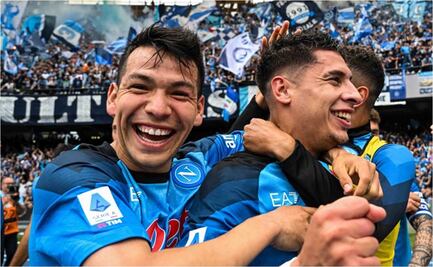 ¡HISTÓRICO! 'Chucky' Lozano y el Napoli se convierten en Campeones de la Serie A