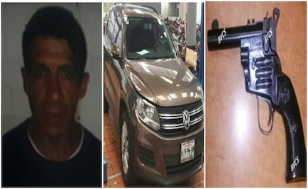 Cae reincidente por robo a vehículo; manejaba Tiguan a exceso de velocidad