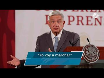 AMLO convoca a una marcha el 27 de noviembre, porque “la gente quiere”