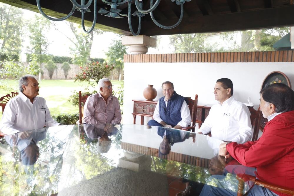 El candidato José Antonio Meade se reunió con el Gobernador de Michoacán. Foto: Cortesía.