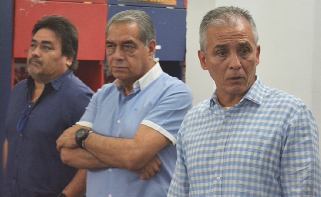 Twitter. Sergio Bueno durante su presentación como nuevo director técnico