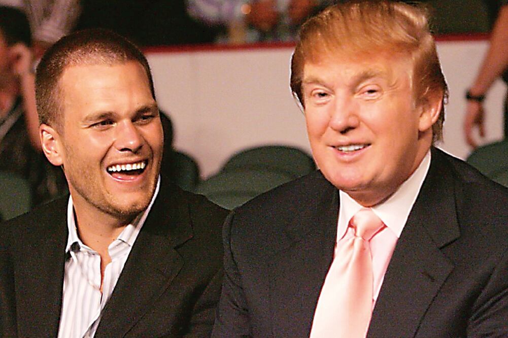 Brady tiene estrecha relación con el presidente de EU, Donald Trump. (TWITTER)