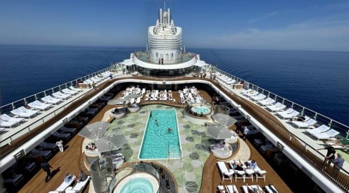 Los cruceros suelen contar con servicios lujosos con espacios para relajarse y disfrutar de la vista.
Foto: Adriana Garzón