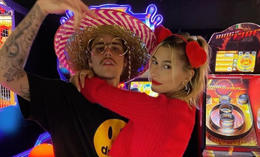 Justin Bieber y Hailey Baldwin. Foto: Instagram
