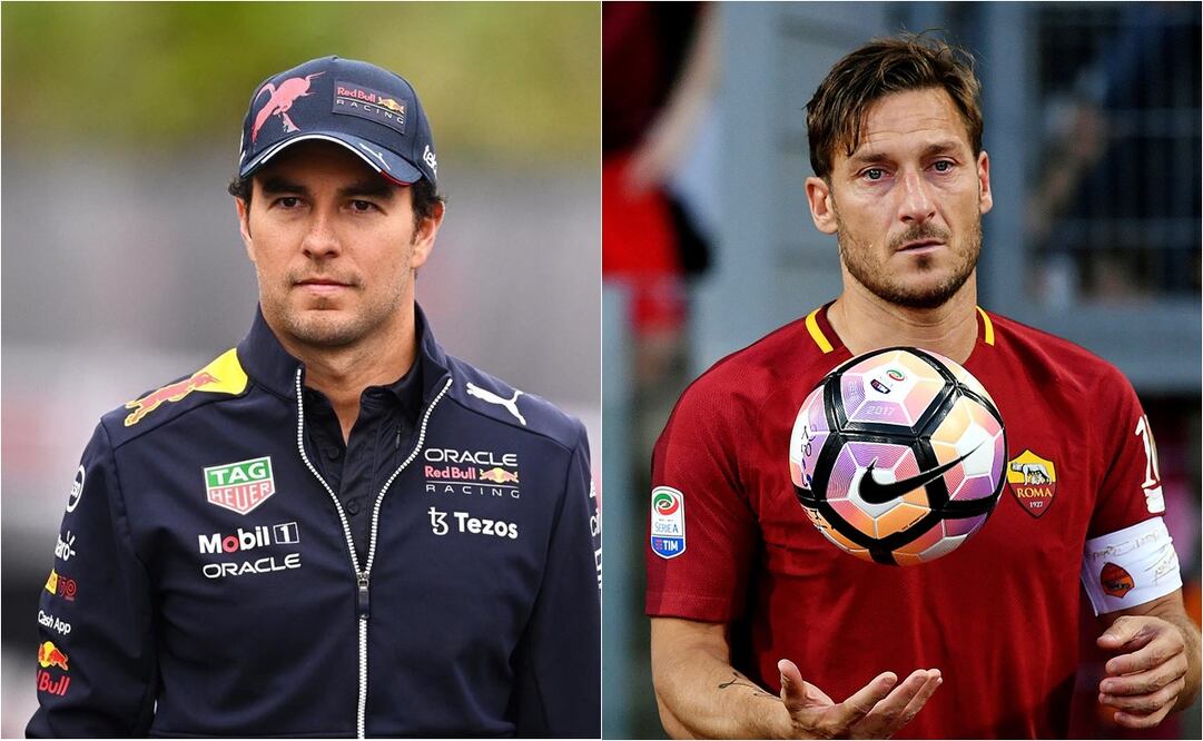 Checo Pérez jugará ante Francesco Totti - FOTO: ESPECIAL