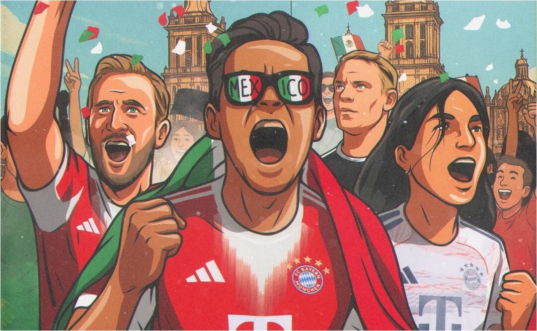 Bayern Munich conmemoró la Independencia de México. FOTO: @FCBayernES