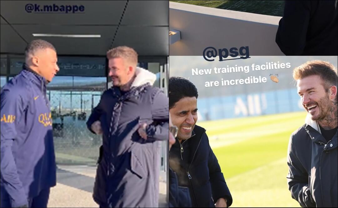 David Beckham visitó las instalaciones del PSG / Foto: Especiales