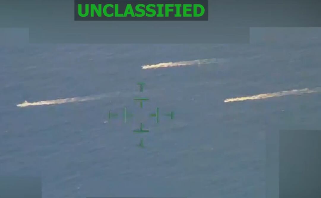 El Comando Sur señaló que las embarcaciones seguían rutas de narcotráfico cuando fueron atacadas. (31/12/25) Foto: Captura de video