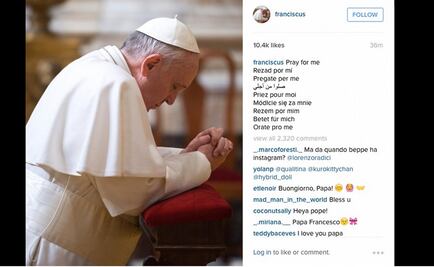 Recen por mí, pide Papa Francisco en Instagram