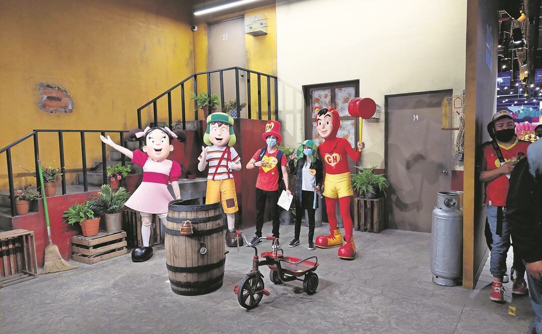 Roberto Gómez Fernández, hijo de Chespirito, explica que el sitio pasó la prueba de la pandemia, pues sigue en pie. A la gente le atrae el concepto y los fans del Chavo del 8 no han dejado de asistir. Fotos: Sughey Baños